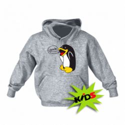Детское худи Пингвин Линукс - PrintSalon