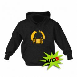 Детское худи PUBG logo and game hero - PrintSalon