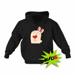 Детское худи Rabbit with heart - PrintSalon
