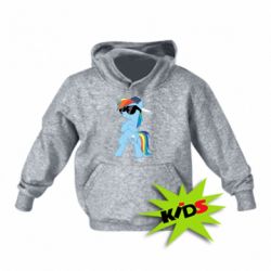 Детское худи Rainbow Dash Cool - PrintSalon