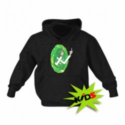 Детское худи Rick Fuck you all - PrintSalon