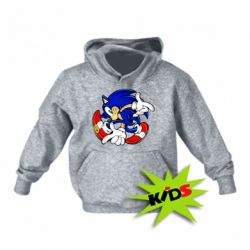 Дитяче худі Running sonic - PrintSalon