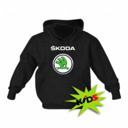 Детское худи Skoda Logo 3D - PrintSalon