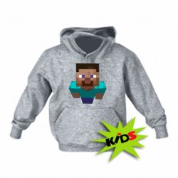 Детское худи Steve from Minecraft - PrintSalon