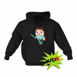 Дитяче худі Steve minecraft - PrintSalon