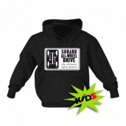 Детское худи Subaru All-Wheel - PrintSalon