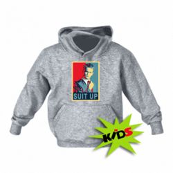 Детское худи Suit up! - PrintSalon