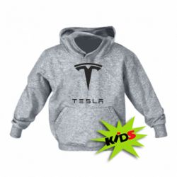 Детское худи Tesla Logo - PrintSalon