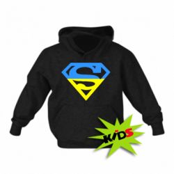 Детское худи Український Superman - PrintSalon