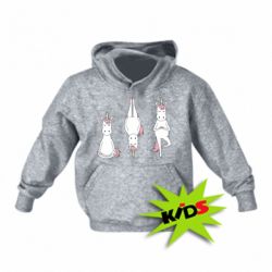 Детское худи Unicorn in yoga