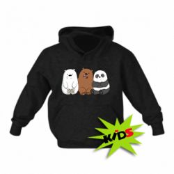 Детское худи We are ordinary bears - PrintSalon