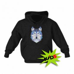 Детское худи Wolf is a vector - PrintSalon