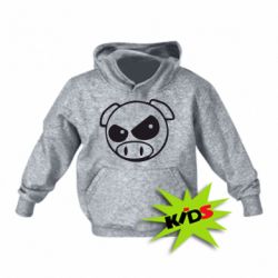 Детское худи Злая свинка - PrintSalon