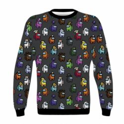 Детский 3D свитшот Among Us Pattern - PrintSalon