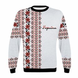 Дитячий 3D світшот Black and Red Ukraine - PrintSalon