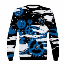 Детский 3D свитшот BMW logo and art background - PrintSalon
