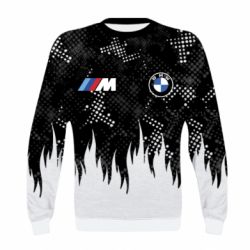 Дитячий 3D світшот BMW logo and grunge background