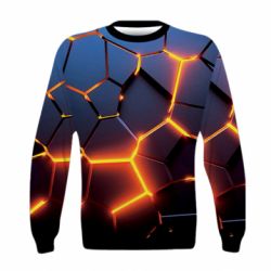 Дитячий 3D світшот Cracked Blocks - PrintSalon