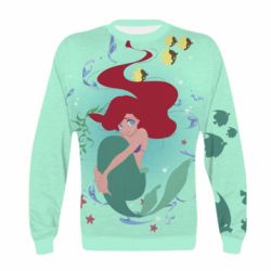 Детский 3D свитшот Cute and shy Ariel