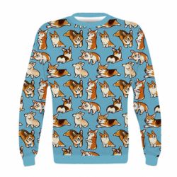 Дитячий 3D світшот Cute Corgis - PrintSalon