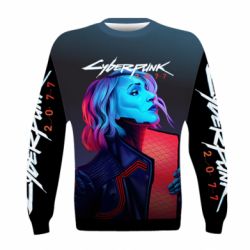 Дитячий 3D світшот Cyberpunk Girl Portrait - PrintSalon