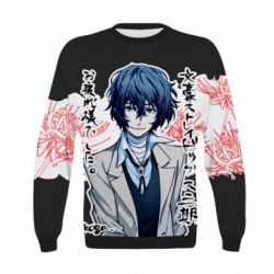 Детский 3D свитшот Dazai Osamu - PrintSalon