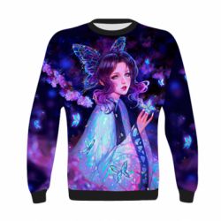 Детский 3D свитшот Demon Slayer - Shinobu Kocho - PrintSalon