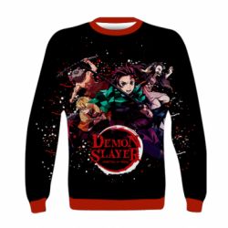 Детский 3D свитшот Demon Slayer