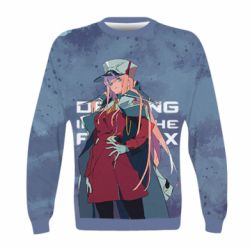 Детский 3D свитшот DITF Zero Two Art - PrintSalon