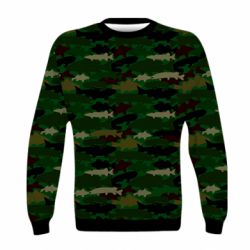 Дитячий 3D світшот Fisherman Camouflage - PrintSalon