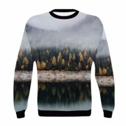 Дитячий 3D світшот Forest by the lake