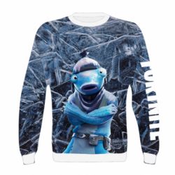 Детский 3D свитшот Fortnite Freezing Fishstick - PrintSalon