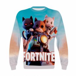 Дитячий 3D світшот Fortnite Meowscles Kit