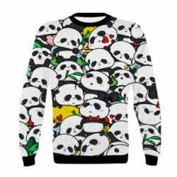 Дитячий 3D світшот Funny pandas - PrintSalon
