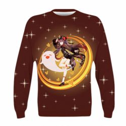 Дитячий 3D світшот Genshin Hu Tao - PrintSalon