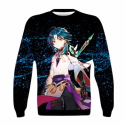 Детский 3D свитшот Xiao Genshin Impact - PrintSalon