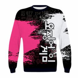 Дитячий 3D світшот Гра в Кальмара бризки - PrintSalon