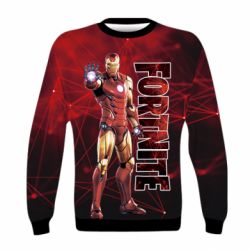 Детский 3D свитшот Iron Man Fortnite - PrintSalon