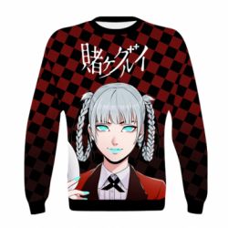 Дитячий 3D світшот Kakegurui - Kirari Momobami - PrintSalon