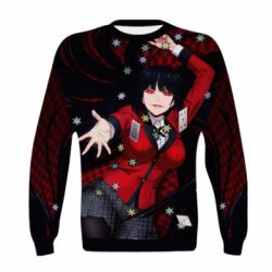 Детский 3D свитшот Kakegurui - Yumeko Jabami - PrintSalon