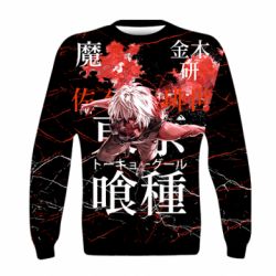 Детский 3D свитшот Kaneki Ken - PrintSalon