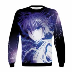 Дитячий 3D світшот Killua Hunter X Hunter - PrintSalon