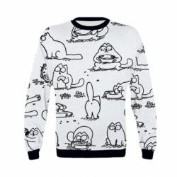 Детский 3D свитшот Кот Саймона