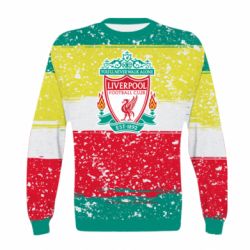 Детский 3D свитшот Liverpool and logo colors