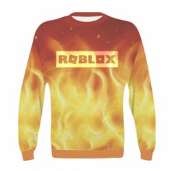 Дитячий 3D світшот Logo and fire