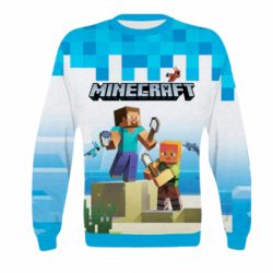 Дитячий 3D світшот Minecraft summer