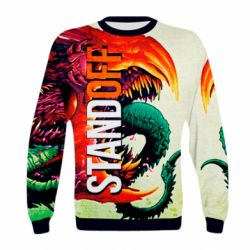 Дитячий 3D світшот Monster standoff - PrintSalon