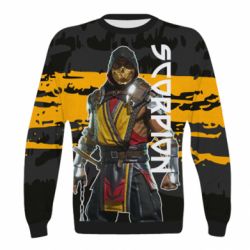 Детский 3D свитшот Mortal Kombat-Scorpion - PrintSalon