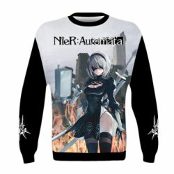 Детский 3D свитшот Nier Automata 2B