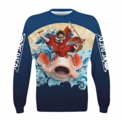 Дитячий 3D світшот One Piece Luffy - PrintSalon